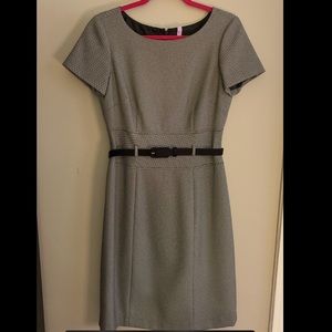 Tahari ASL Belted Sheath Dress